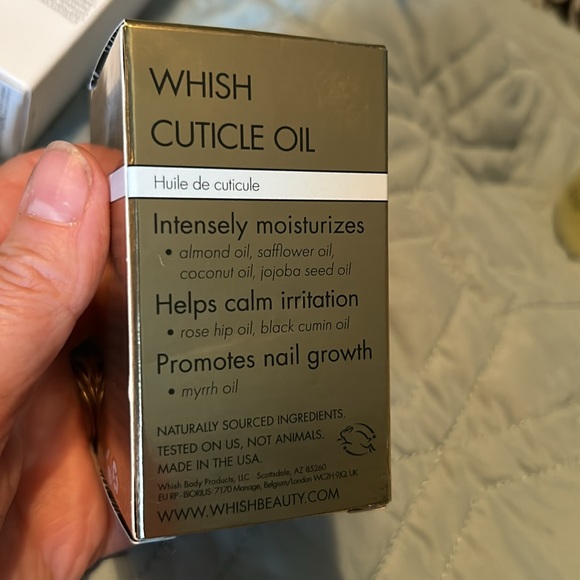 NWT Whish Cuticle Oil, coconut milk + verbena, calms irritation, 30ml, ❤️❤️❤️ - Picture 3 of 4
